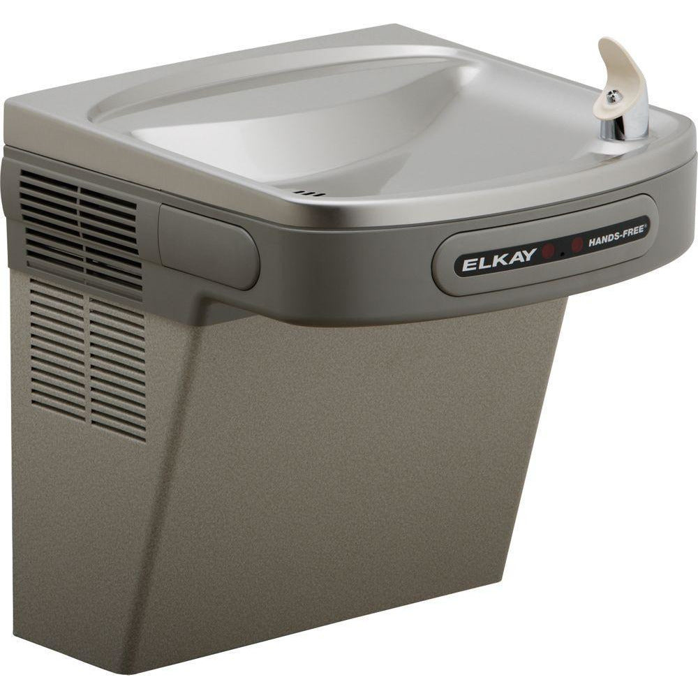 Elkay EZO8L | Wall-mount EZ-style Drinking Fountain | Filterless, Refrigerated, Hands-free, Granite Gray - BottleFillingStations.com