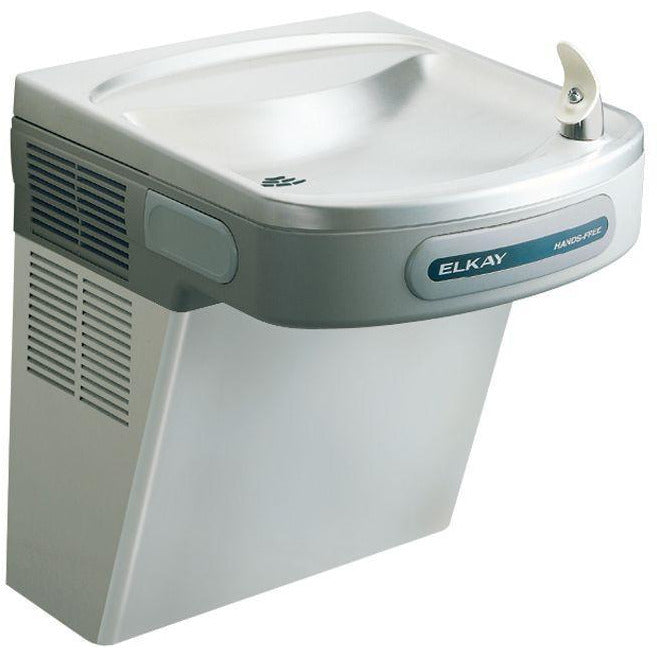 Elkay EZO8S | Wall-mount EZ-style Drinking Fountain | Filterless, Refrigerated, Hands-free, Stainless Steel - BottleFillingStations.com