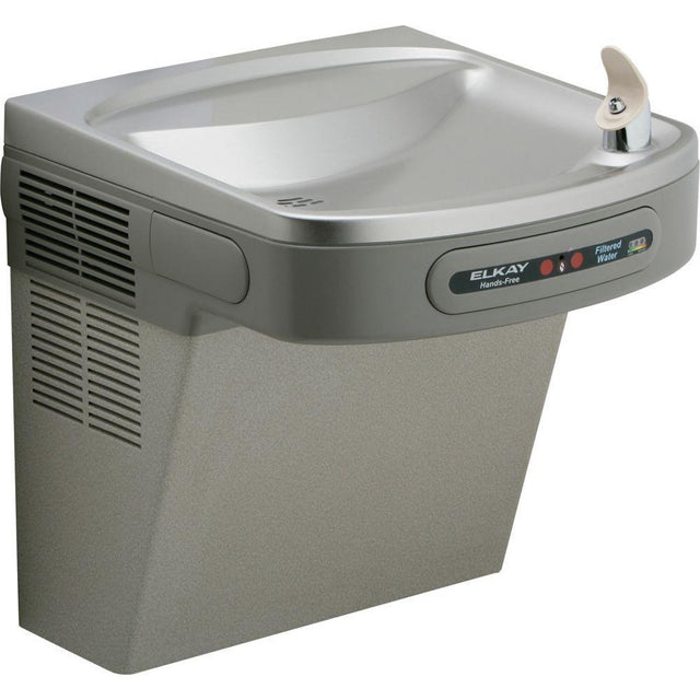 Elkay LZODL | Wall-mount EZ-style Drinking Fountain | Filtered, Non-refrigerated, Hands-free, Granite Gray - BottleFillingStations.com