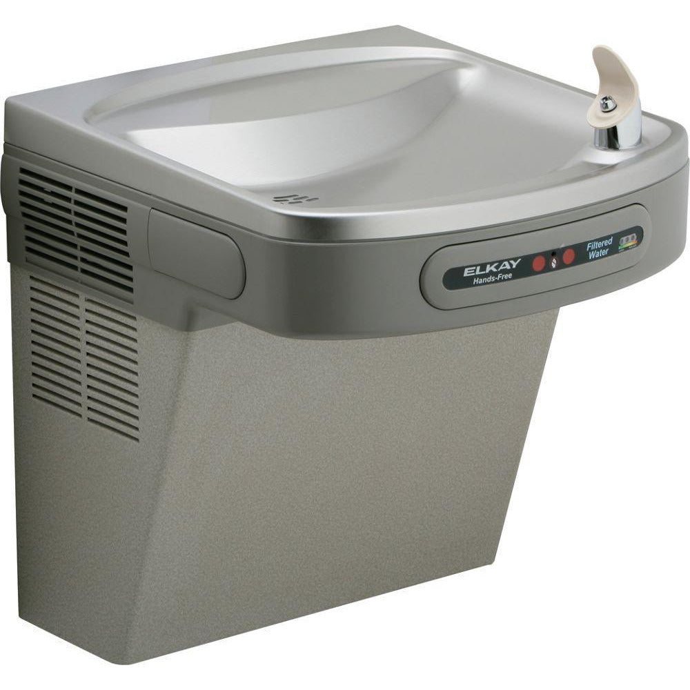 Elkay LZODL | Wall-mount EZ-style Drinking Fountain | Filtered, Non-refrigerated, Hands-free, Granite Gray - BottleFillingStations.com