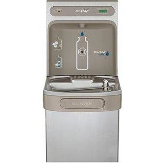 Elkay LZS8WSVRSK | Wall-mount Bottle Filling Station | Filtered, Refrigerated, EZ-style Fountain Vandal-resistant Bubbler, Stainless Steel - BottleFillingStations.com