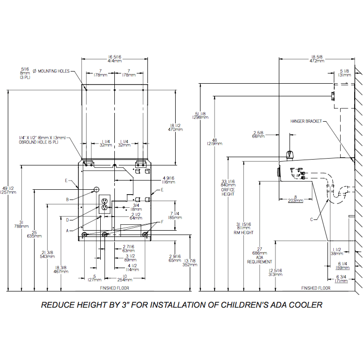 Elkay VRC8WSK | Wall-mount Bottle Filling Station | Filterless, Refrigerated, VRC-style fountain, Fully Vandal-resistant - BottleFillingStations.com