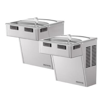 Halsey Taylor HAC8FSBL-Q-ADA | Wall-mounted Bi-level Drinking Fountain | Filterless, Non-refrigerated - BottleFillingStations.com